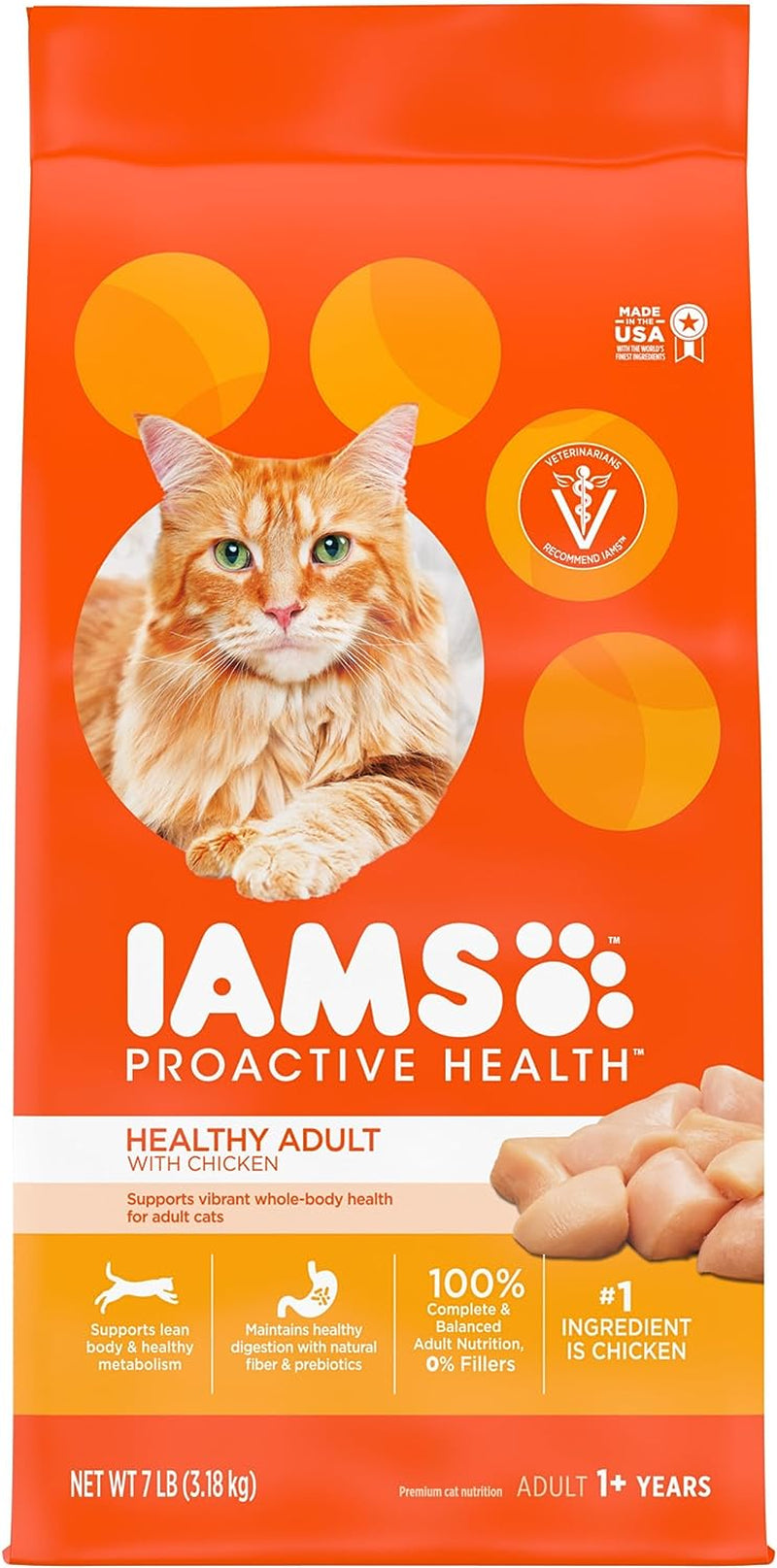 Proactive Health Healthy Adult Dry Cat Food with Chicken, 7 Lb. Bag