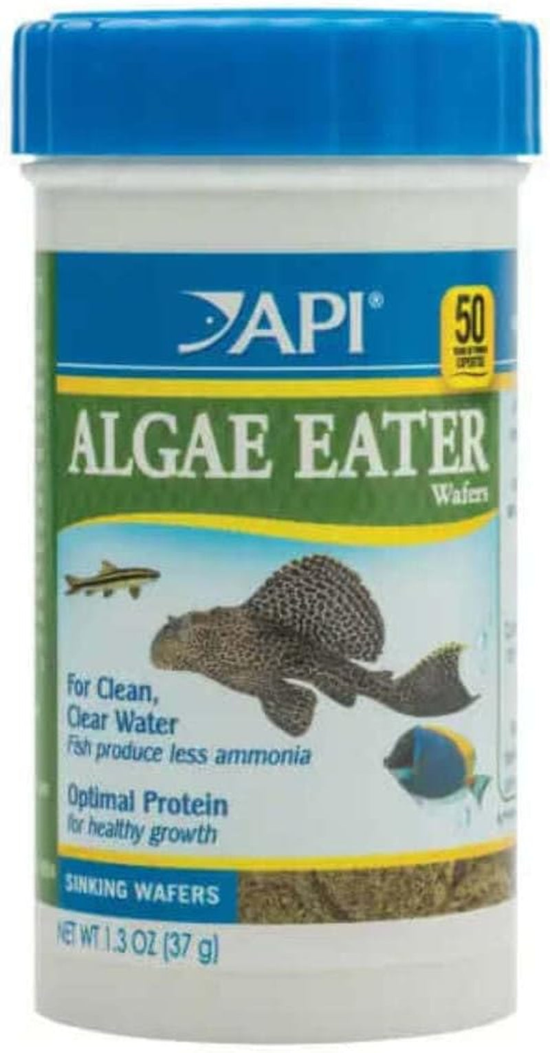 ALGAE EATER WAFERS Algae Wafer Fish Food 3.7-Ounce Container