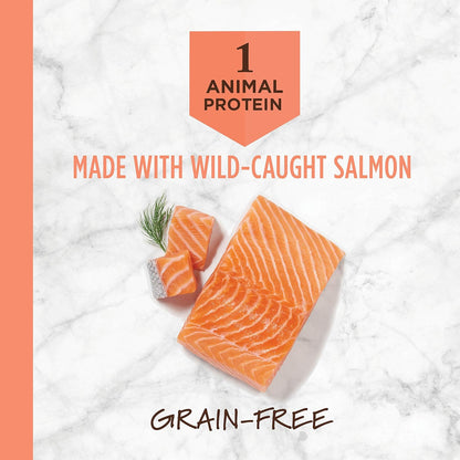 Limited Ingredient Diet, Natural Dry Cat Food, Grain Free Recipe - Real Salmon, 4.5 Lb. Bag