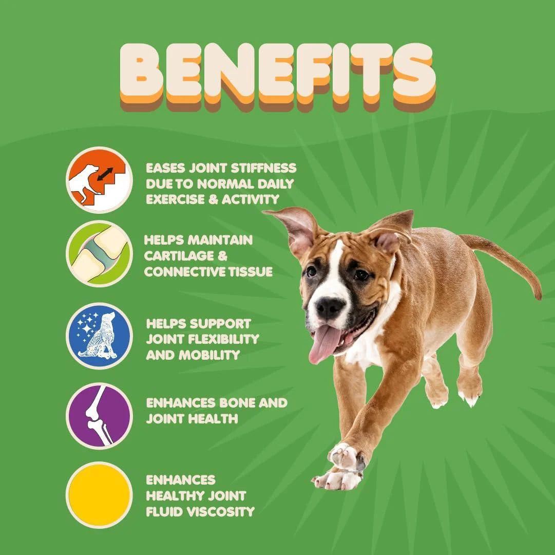 Collagen for Dogs and Cats Joint Supplement with Vitamin C 60 Pills Support